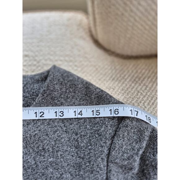 H&M Coat Womens size 8 Gray Zip Front Bell Sleeve Lined Light Fall Autumn - Picture 7 of 9